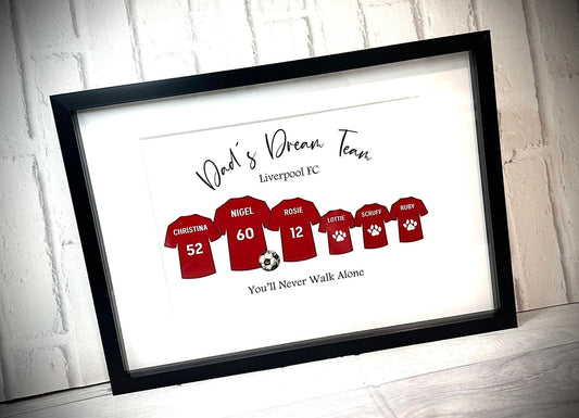 Personalised Football Shirt Print