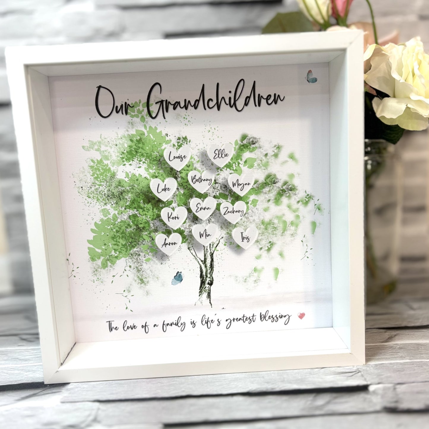 Personalised Family Tree Framed Print