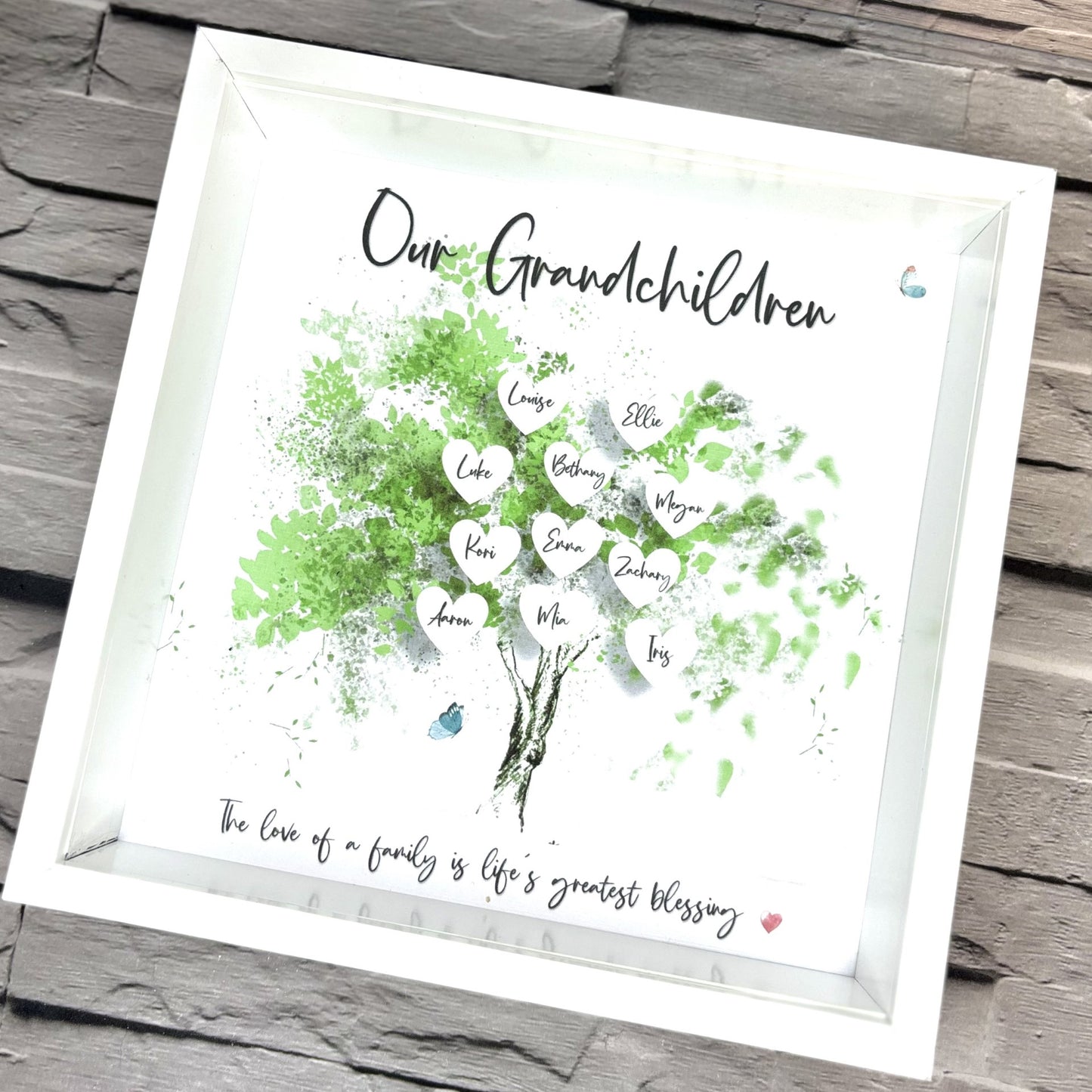 Personalised Family Tree Framed Print