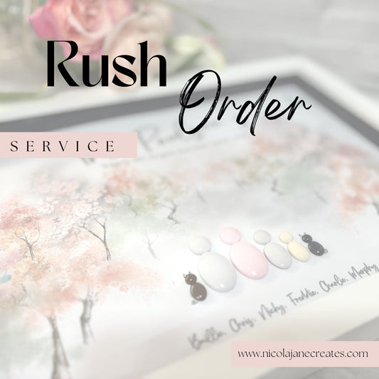 Rush Order Fee for Production — NicolaJaneCreates - Add on Item